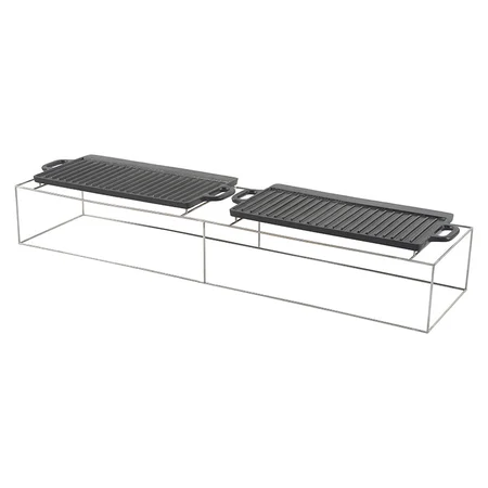 Bramblecrest 2 x Griddle Rectangle Bracket For Large Casual Dining Table with Firepit - image 2