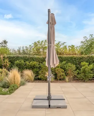Kettler Orion 3m Cantilever Parasol Grey/Stone - image 3